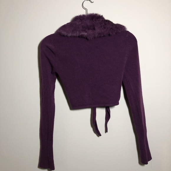 cropped cardigan - Picture 4 of 5